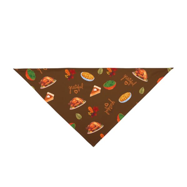 Thanksgiving Pet Bandana - Brown - Image 6