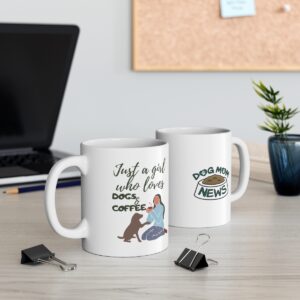 Girl Who Loves Coffee - Ceramic Mug