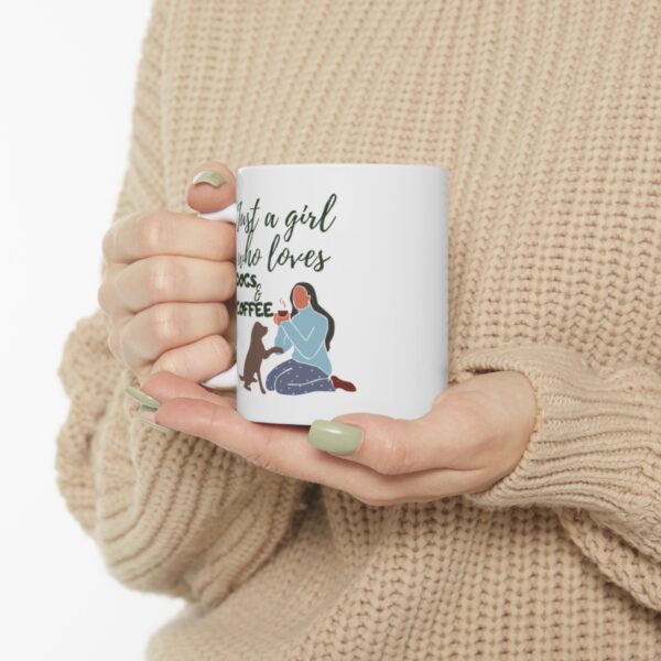 Girl Who Loves Coffee - Ceramic Mug - Image 10