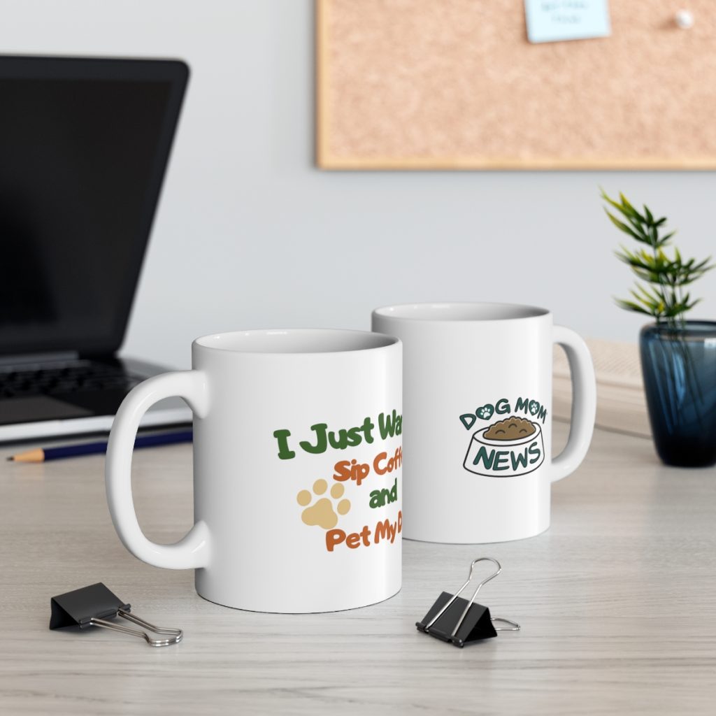 Sip Coffee & Pet My Dog - Ceramic Mug
