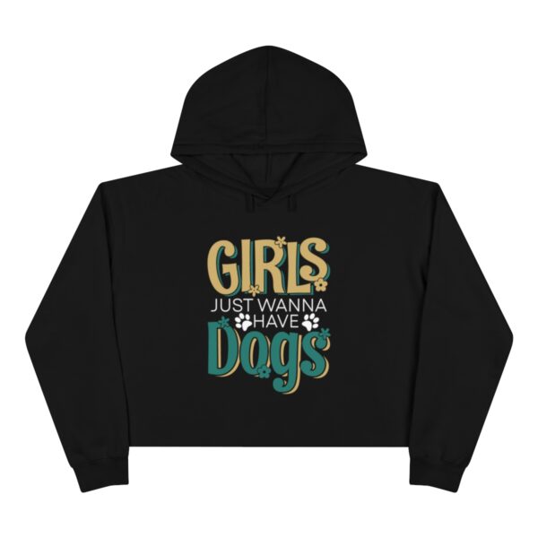 Wanna Have Dogs - Crop Hoodie - Image 2