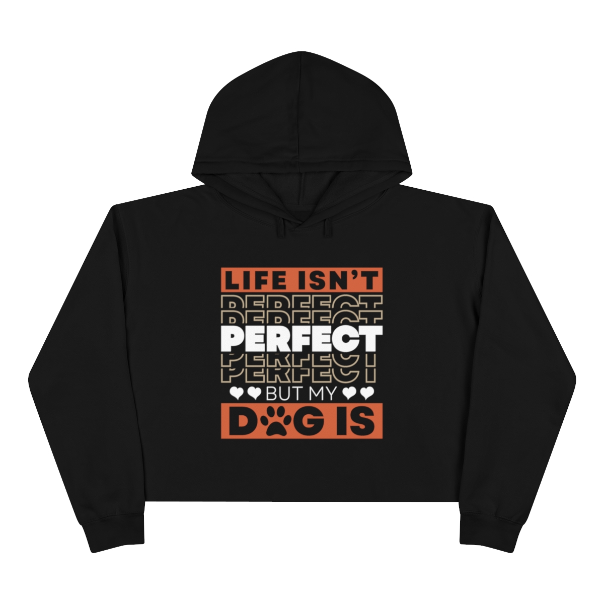 Life Isn't Perfect - Crop Hoodie - Image 8