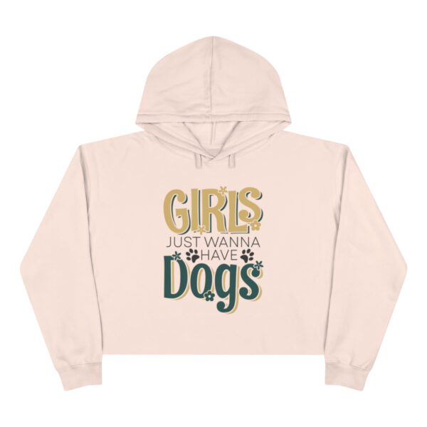 Wanna Have Dogs - Crop Hoodie - Image 8