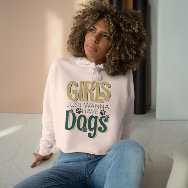 Wanna Have Dogs - Crop Hoodie - Image 7