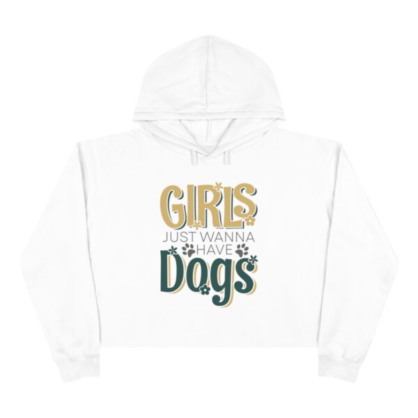 Wanna Have Dogs - Crop Hoodie - Image 5