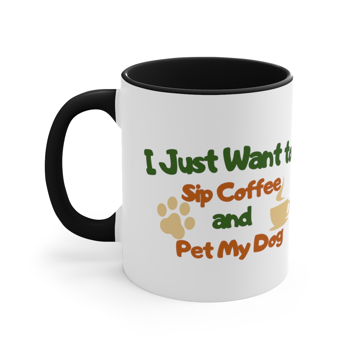 Sip Coffee & Pet My Dog - Coffee Mug - Image 6
