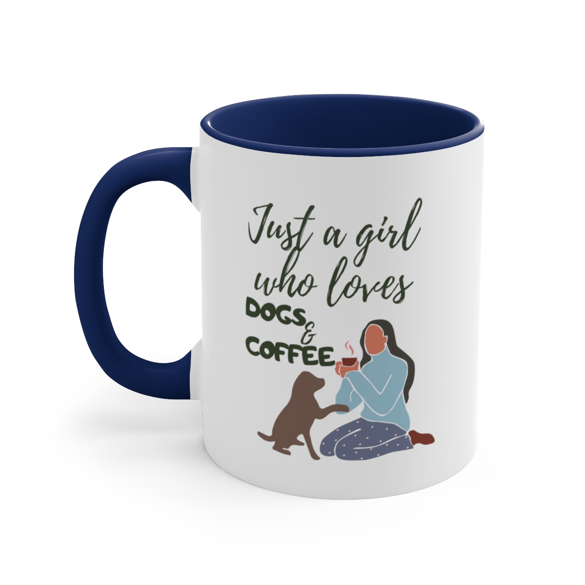 Girl Who Loves Coffee - Coffee Mug