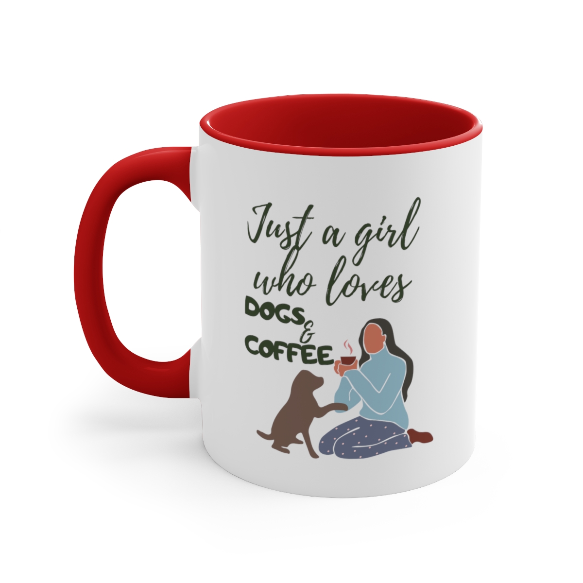 Girl Who Loves Coffee - Coffee Mug - Image 14