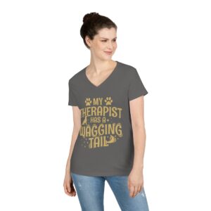 Wagging Tail V-Neck Shirt