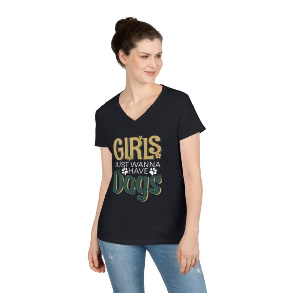 Wanna Have Dogs V-Neck Shirt