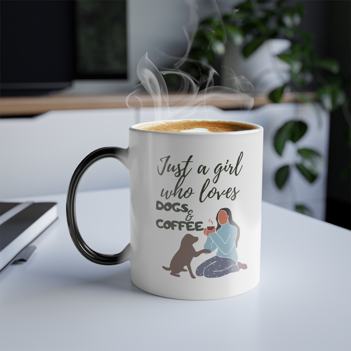 Girl Who Loves Coffee - Morphing Mug - Image 6