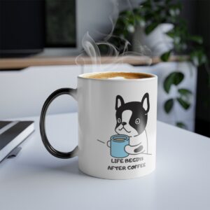 Life Begins After Coffee - Morphing Mug