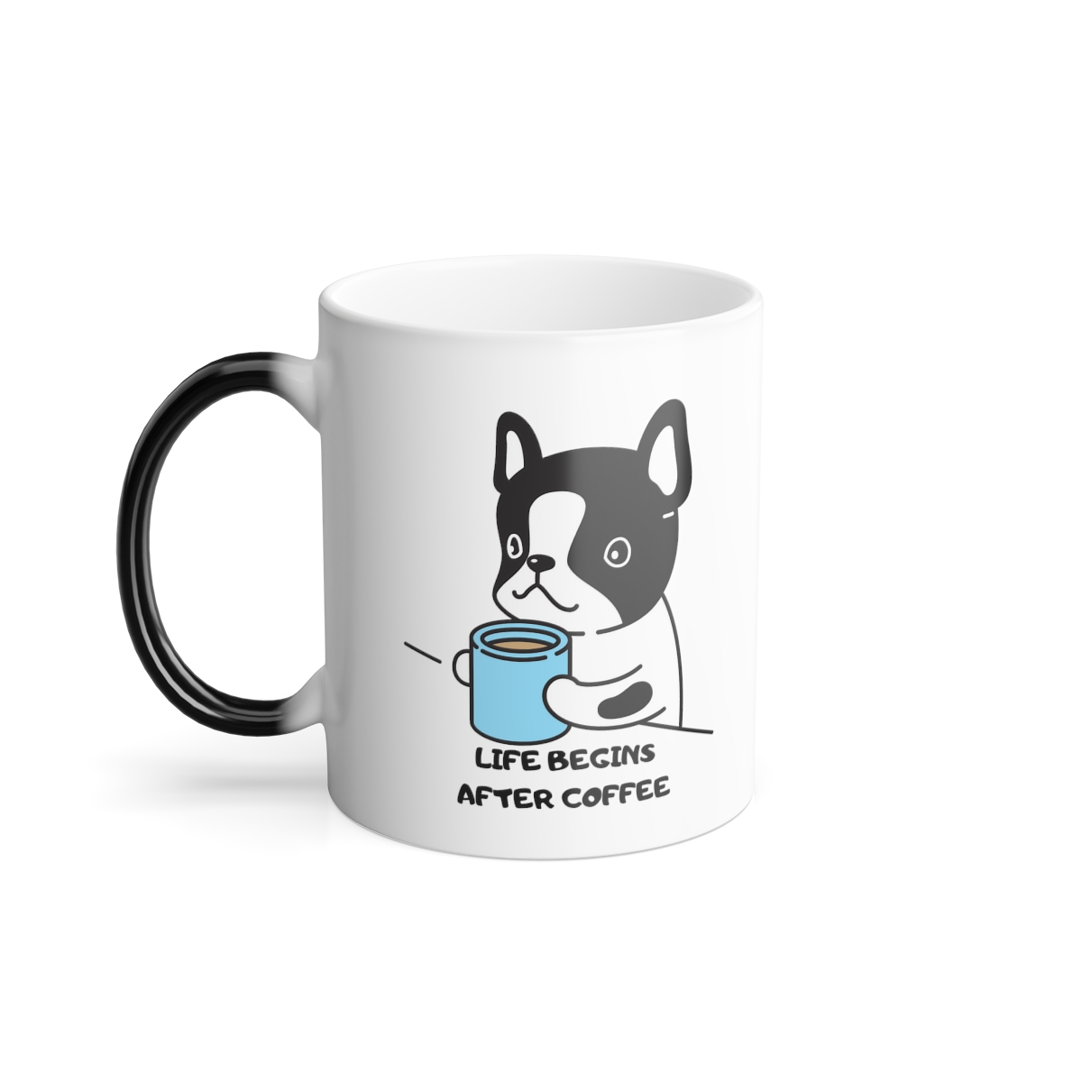 Life Begins After Coffee - Morphing Mug - Image 4